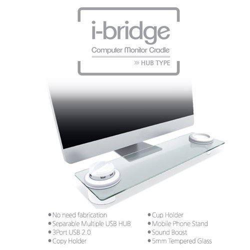 New concept - i-Bridge Desktop-Organizer - Tinted Glass - miqaya