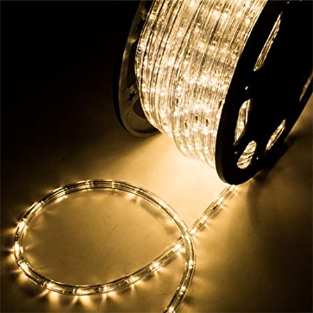 LED Lichterschlauch - Wasserdicht - Warmweiss - 10m - miqaya