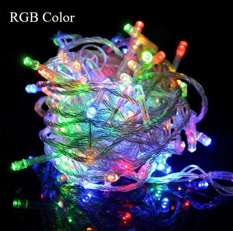 LED RGB String Licht - 3 mode Flashing - 10 m - Storm - miqaya