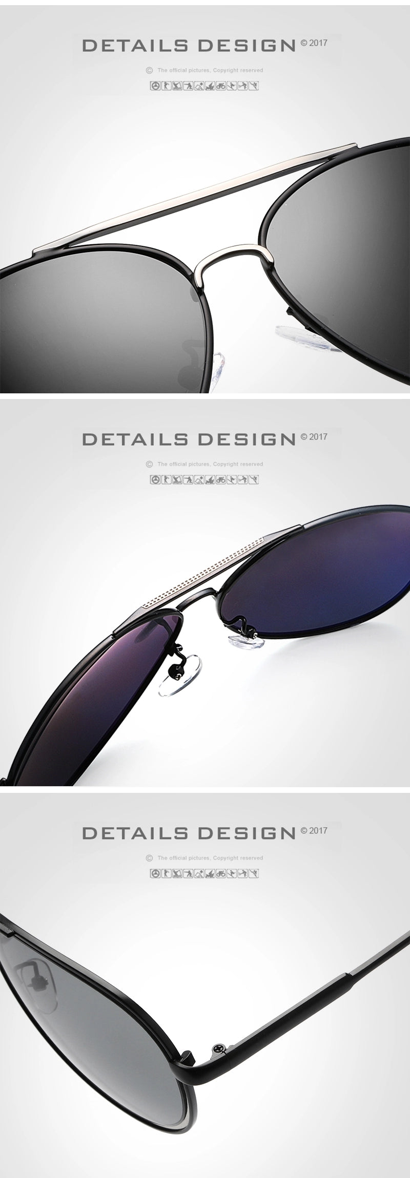 Polarized Outdoor UV 400 Sunglasses - Brwon - miqaya