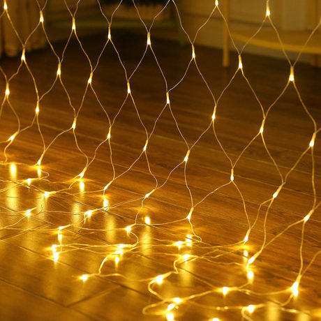 Netz Licht 2m X 2m - Warmweiss - Flashing Licht - Storm - miqaya
