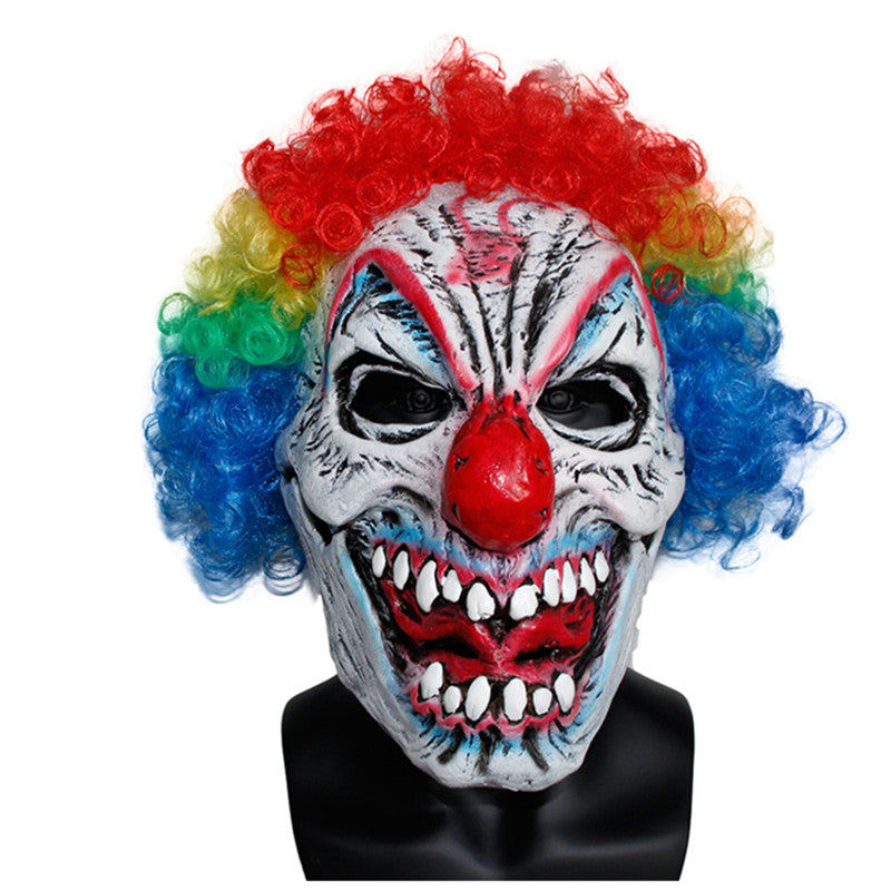 Pennywise Clown Latex Halloween Mask mit Haar
