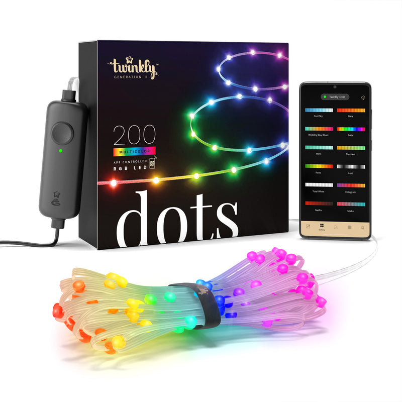 Twinkly DOTS mit 200 RGB LED 8mm
