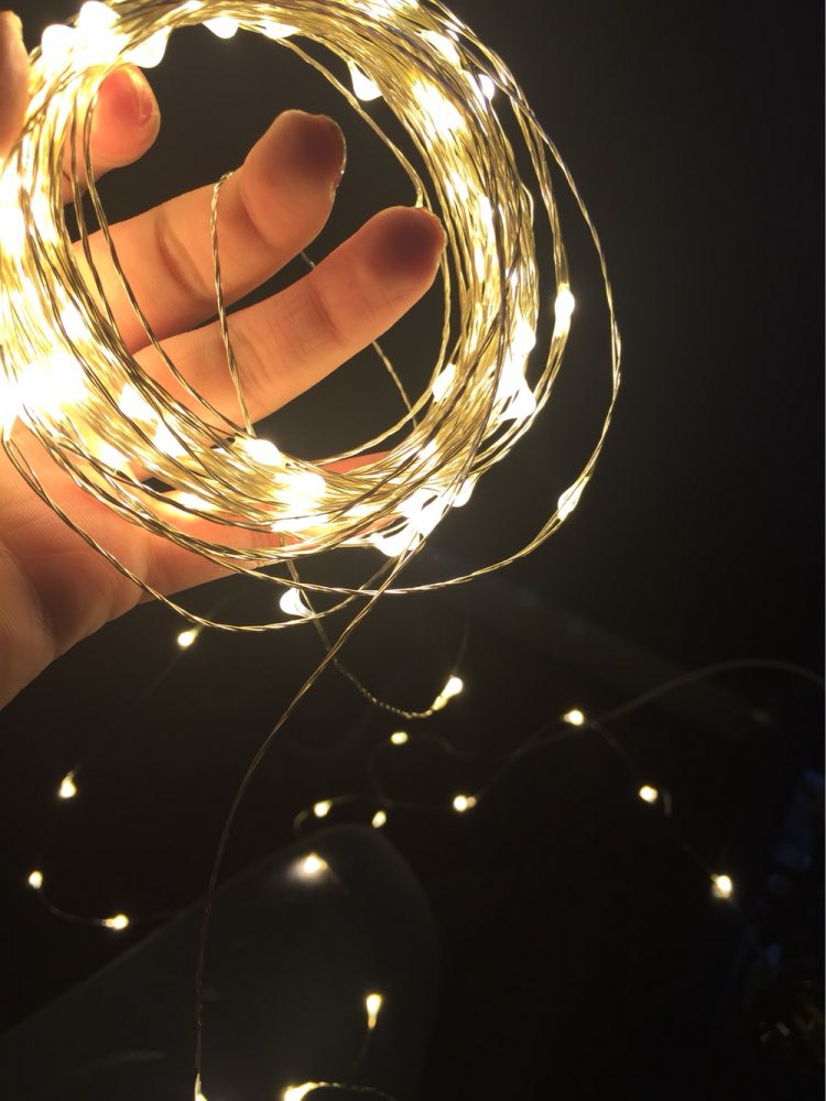 2 M Wire LED Bottle/Glass Licht mit Button Cell