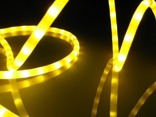 LED Lichterschlauch - Wasserdicht - Gelb- 10m - miqaya