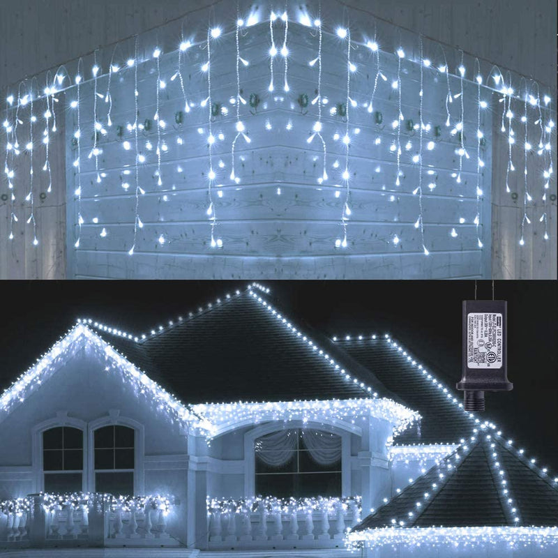 Star Curtain LED Light - 3 mode Flashing - Warm White