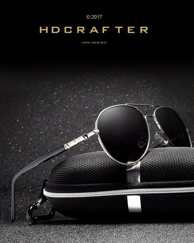 Polarized Outdoor UV 400 Sunglasses - Black - miqaya