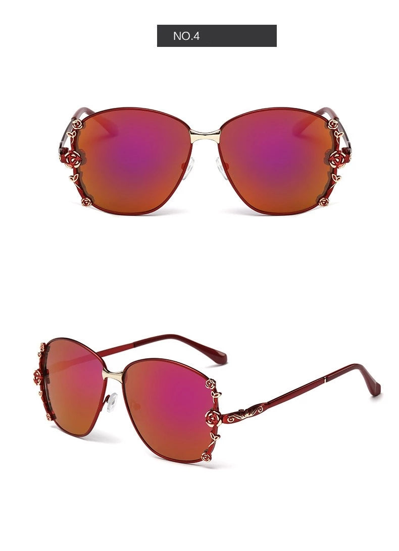Polarized Outdoor UV 400 Sunglasses - Red - miqaya