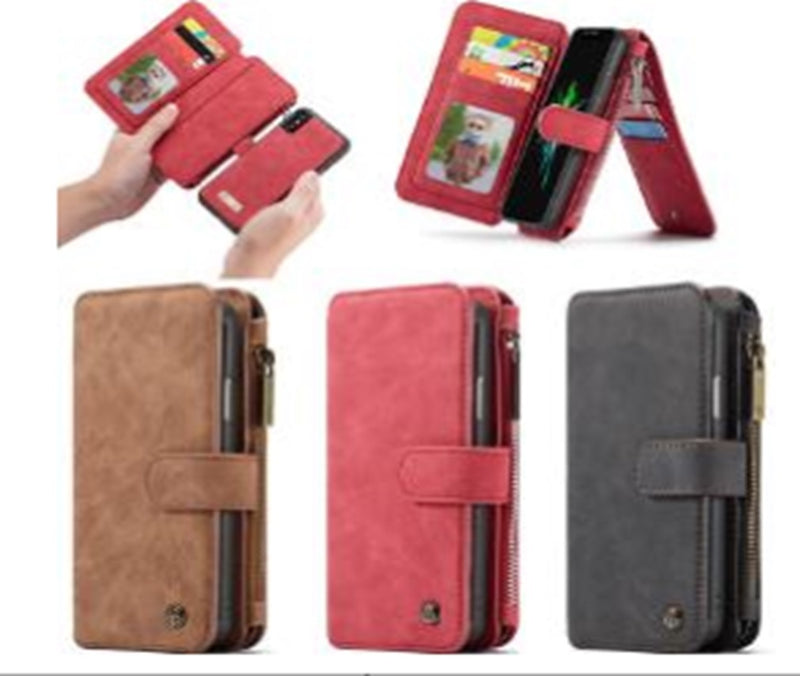 CaseMe: Solid color PU Flip leather case for Samsung S8 Plus
