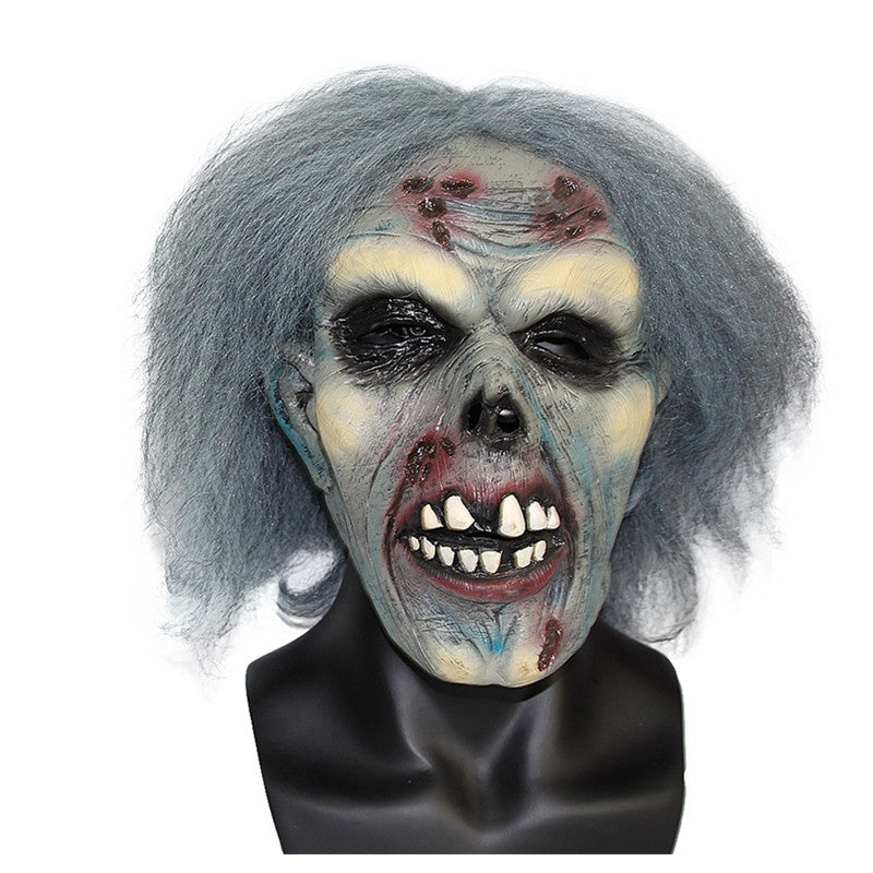 Scary Latex Halloween Face Mask - miqaya