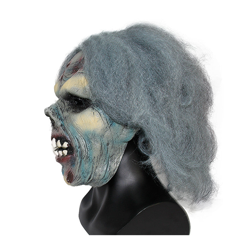 Scary Latex Halloween Face Mask - miqaya