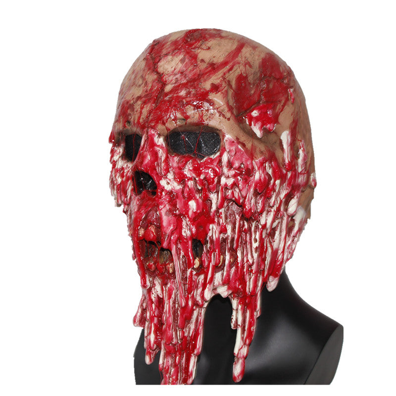 Red Devil Scary Halloween Latex Mask